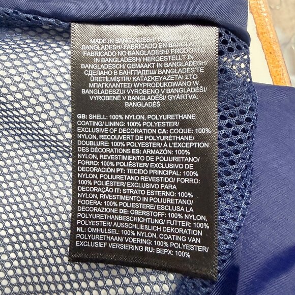 The North Face Women's Antora Jacket M Blue Nylon Waterproof Hooded - Picture 8 of 15